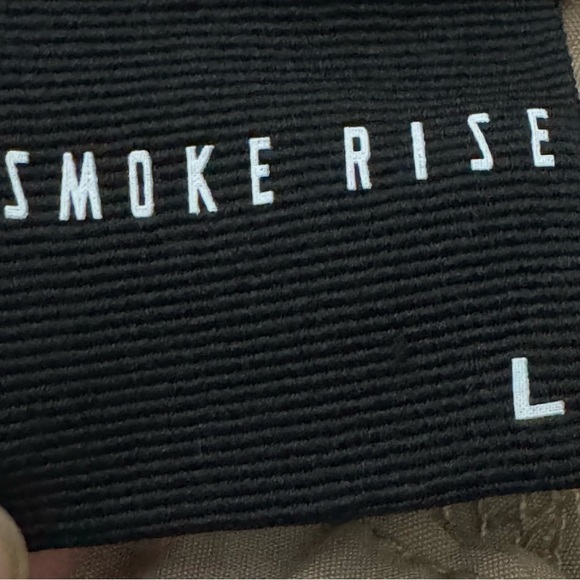 Smoke Rise Printed Nylon Utility Pants Khaki Size L Gorpcore Streetwear Cargo - Picture 3 of 11